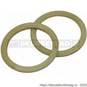 Intersteel 9971 halsring plat diameter 22,5x1,3 mm binnenmaat diameter 18 mm nylon bruin - R26007489 - afbeelding 1