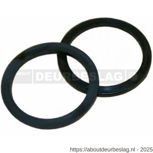 Intersteel 9971 halsring plat diameter 20x1 mm binnenmaat diameter 16 mm nylon zwart - R26008974 - afbeelding 1