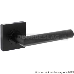 Intersteel 1707 deurkruk Bastian op rozet 55x55x10 mm met nokken zwart - R26011184 - afbeelding 1