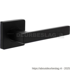 Intersteel 1713 deurkruk Hera op rozet verdekt 55x55x10 mm met nokken zwart - R26007118 - afbeelding 1