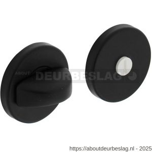 Intersteel 3092 WC-sluiting verdekt diameter 50x7 mm met nokken en stift 8x8 mm zwart - R26010531 - afbeelding 1