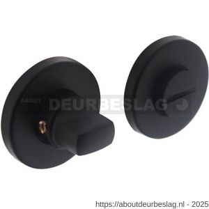 Intersteel 3186 WC-sluiting verdekt diameter 49x7 mm met stift 8x8 mm zwart - R26007124 - afbeelding 1