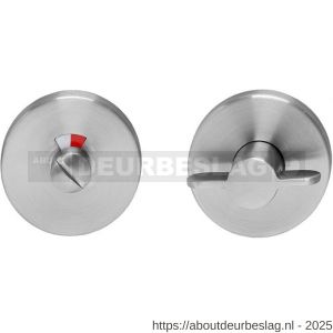 Intersteel 3464 WC-sluiting verdekt diameter 55x8 mm met nokken en stift 8x8 mm RVS circulair geborsteld - R26010559 - afbeelding 1