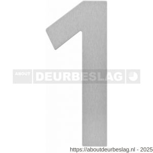 Intersteel 4020 huisnummer 1 150x2 mm RVS - R26007177 - afbeelding 1