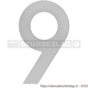Intersteel 4020 huisnummer 9 150x2 mm RVS - R26009044 - afbeelding 1