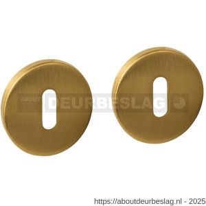 Intersteel Essentials 1020 sleutelrozetten verdekt diameter 52x6 mm PVD messing mat - R26010975 - afbeelding 1