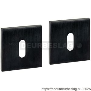 Intersteel Essentials 1030 sleutelrozetten verdekt 53x53x6 mm PVD zwart - R26010989 - afbeelding 1