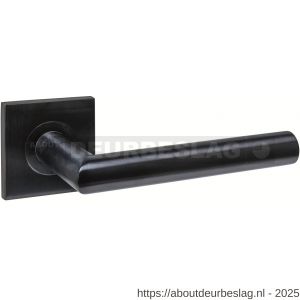 Intersteel Essentials 1034 deurkruk Q 04 op rozet verdekt 53x53x6 mm PVD zwart - R26010964 - afbeelding 1