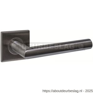 Intersteel Essentials 1034 deurkruk Q 04 op rozet verdekt 53x53x6 mm PVD antraciet - R26010966 - afbeelding 1