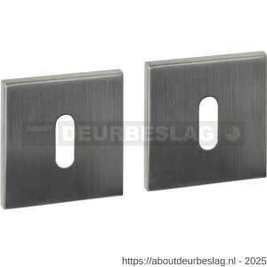 Intersteel Essentials 1030 sleutelrozetten verdekt 53x53x6 mm RVS - R26010988 - afbeelding 1
