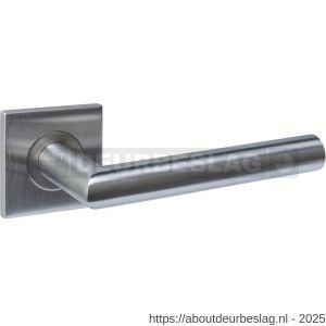Intersteel Essentials 1034 deurkruk Q 04 op rozet verdekt 53x53x6 mm RVS - R26010963 - afbeelding 1
