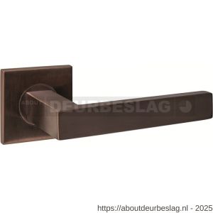 Intersteel Essentials 1035 deurkruk Q 05 op rozet verdekt 53x53x6 mm PVD brons - R26010972 - afbeelding 1