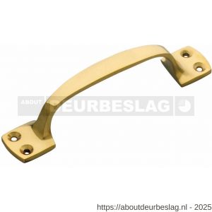 Intersteel Living 5616 handgreep op vierkante voet 130 mm messing ongelakt - R26004361 - afbeelding 1