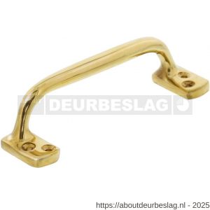 Intersteel Living 5616 handgreep Haags model 120 mm messing ongelakt - R26004360 - afbeelding 1