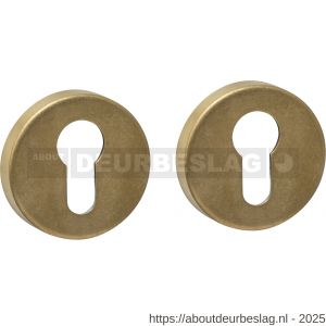 Intersteel Living 3410 cilinderrozetten verzekt diameter 53x9 mm PVD trommel - R26010942 - afbeelding 1