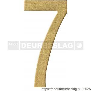 Intersteel Living 4020 huisnummer 7 150 mm PVD getrommeld - R26010915 - afbeelding 1