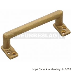 Intersteel Living 5616 handgreep recht 108 mm messing getrommeld - R26004363 - afbeelding 1