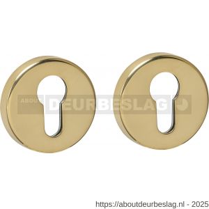 Intersteel 3410 cilinderrozeeten diameter 53x9 mm PVD messing - R26010901 - afbeelding 1
