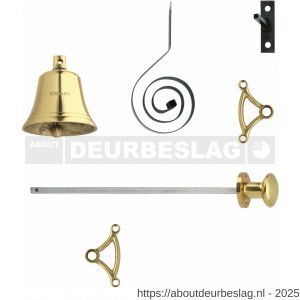 Intersteel Living 3990 trekbel-garnituur messing gelakt - R26007280 - afbeelding 1