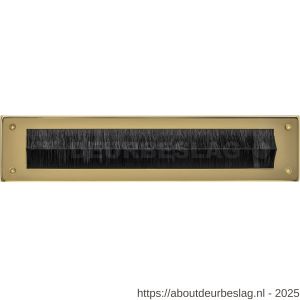 Intersteel 4015 tochtwering rechthoekig 340x76 mm PVD messingkleur - R26010883 - afbeelding 1