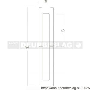 Intersteel Living 4540 sierhuls stomp 40/40 messing gelakt - R26007210 - afbeelding 2