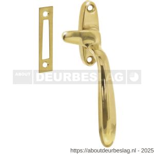 Intersteel Living 5615A raamsluiting rechts Dudok messing gelakt - R26007713 - afbeelding 1