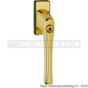Intersteel Living 6616 raamkruk zwaar afsluitbaar messing gelakt - R26003787 - afbeelding 1