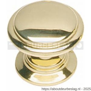 Intersteel Living 8477 knop afgerond 32 mm messing gelakt - R26007863 - afbeelding 1