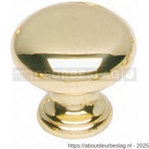 Intersteel Living 8478 knop Paddenstoel 25 mm messing gelakt - R26007855 - afbeelding 1
