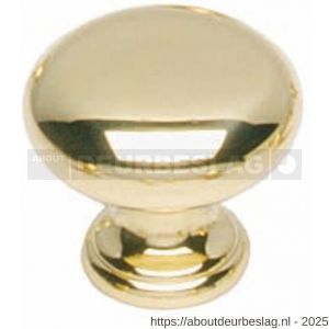 Intersteel Living 8478 knop Paddenstoel 40 mm messing gelakt - R26004118 - afbeelding 1