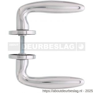 Intersteel Living 0199 deurkruk Sigaar op rozet verdekt diameter 49x7 mm chroom - R26000247 - afbeelding 2