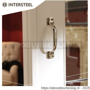 Intersteel Living 5616 handgreep op vierkante voet 130 mm chroom - R26004264 - afbeelding 2