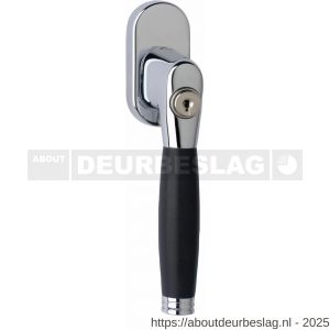 Intersteel Living 6616 raamkruk Ton 222 afsluitbaar op ovaal rozet chroom - R26003784 - afbeelding 1