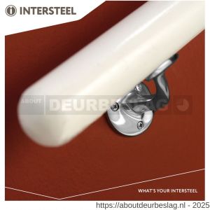 Intersteel Living 7245 leuninghouder opschroevend hol verchroomd - R26007781 - afbeelding 2