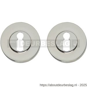 Intersteel Living 3156 sleutelrozetten verdekt diameter 50x8 mm nikkel - R26011121 - afbeelding 1