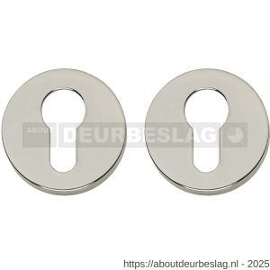 Intersteel Living 3156 cilinderrozetten verdekt diameter 50x8 mm nikkel - R26011122 - afbeelding 1
