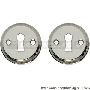 Intersteel Living 3173 sleutelrozetten diameter 50x5 mm nikkel - R26011123 - afbeelding 1