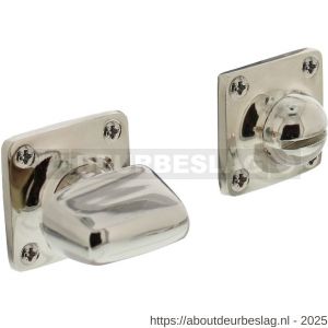 Intersteel Living 3183 WC-sluiting basic 38x38x5 mm met stift 8x8 mm nikkel - R26007000 - afbeelding 1