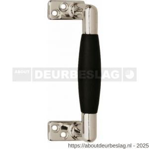 Intersteel Living 5616 handgreep recht ebbenhout 108 mm nikkel - R26007831 - afbeelding 1