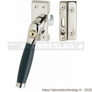 Intersteel Living 6616B SKG* afsluitbare raamsluiting links Ton 222 nikkel-ebbenhout compleet - R26003830 - afbeelding 1