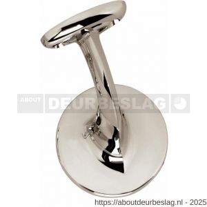 Intersteel Living 7245 leuninghouder centraal vlak zadel blind nikkel - R26003980 - afbeelding 1
