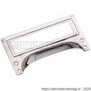 Intersteel Living 8810 etiketgreep 73x43 mm vernikkeld - R26007794 - afbeelding 1
