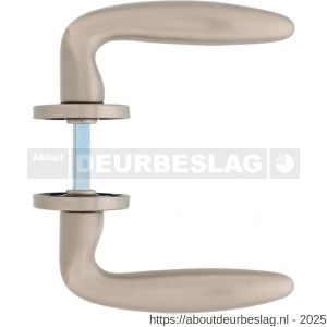 Intersteel Living 0199 deurkruk Sigaar op rozet verdekt diameter 49x7 mm nikkel mat - R26000377 - afbeelding 2