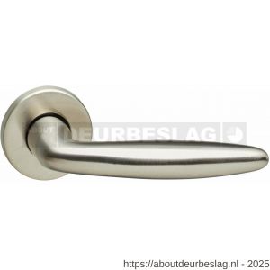 Intersteel Living 0199 deurkruk Sigaar op rozet verdekt diameter 49x7 mm nikkel mat - R26000377 - afbeelding 1