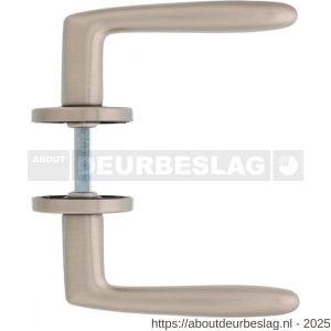 Intersteel Living 0200 deurkruk Phobos op rozet verdekt diameter 49x7 mm nikkel mat - R26007329 - afbeelding 2