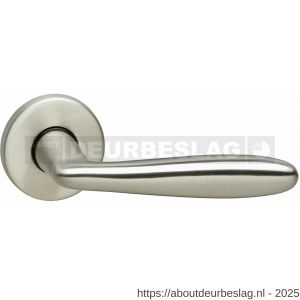 Intersteel Living 0200 deurkruk Phobos op rozet verdekt diameter 49x7 mm nikkel mat - R26007329 - afbeelding 1