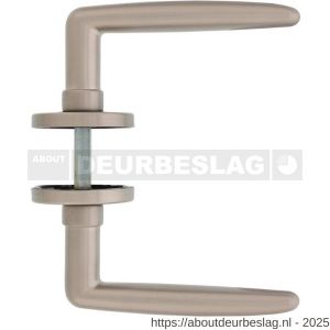 Intersteel Living 0225 deurkruk Sophie met rozet verdekt diameter 49x7 mm nikkel mat - R26008097 - afbeelding 2