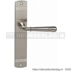 Intersteel Living 1705 deurkruk Helena op schild afgerond 235x45 mm blind nikkel mat - R26005150 - afbeelding 1