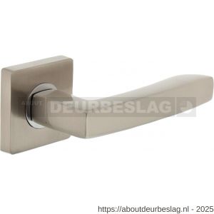 Intersteel Living 1714 deurkruk Dean op rozet verdekt 55x55x10 mm met nokken chroom-nikkel mat - R26005156 - afbeelding 1