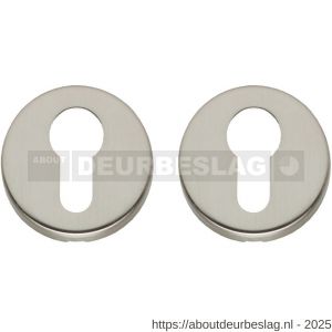 Intersteel Living 3186 cilinderrozetten verdekt diameter 49x7 mm nikkel mat - R26011132 - afbeelding 1